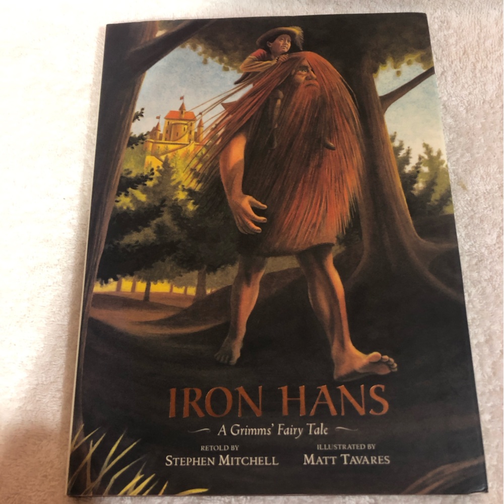 Iron Hans-Grimm’s fairy tale hardcover illustrated book